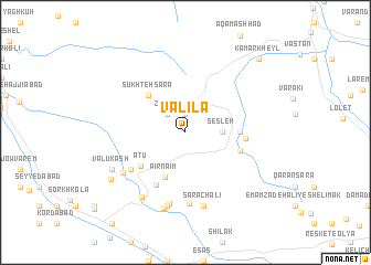 map of Valīlā