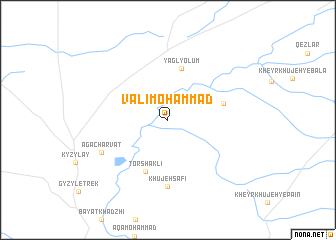 map of Valī Moḩammad