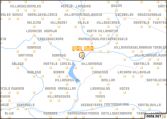 map of Valiña