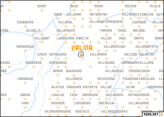 map of Valiña