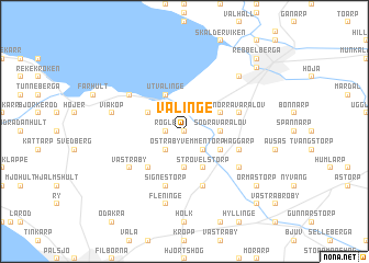 map of Välinge