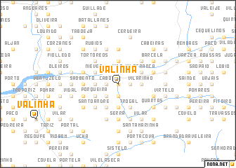 map of Valinha