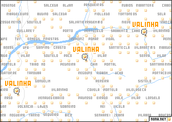 map of Valinha