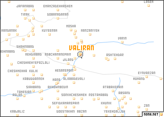 map of Valīrān