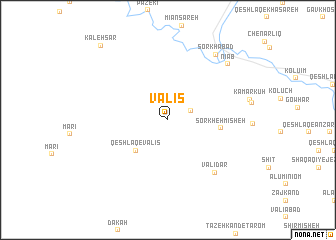 map of Valīs