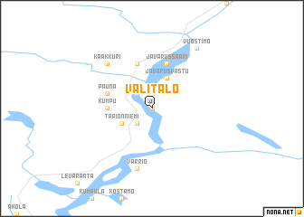 map of Välitalo