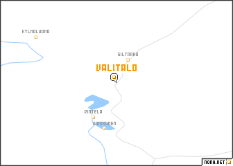 map of Välitalo