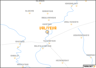 map of Valiyeva