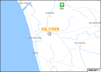 map of Valiyora
