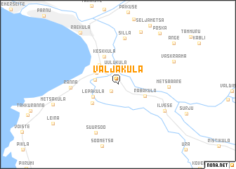 map of Väljaküla