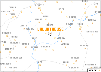 map of Väljataguse