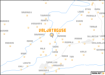map of Väljataguse