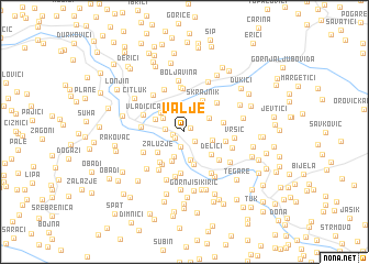 map of Valje