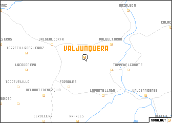 map of Valjunquera