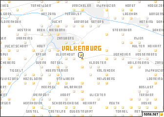 map of Valkenburg