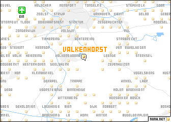 map of Valkenhorst