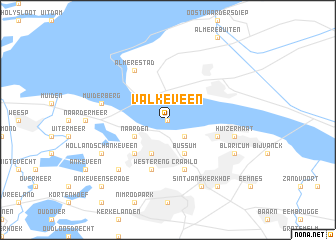 map of Valkeveen