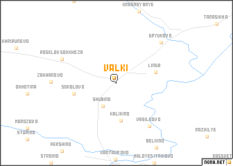 map of Valki