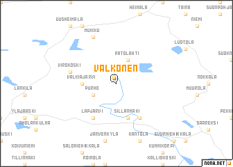 map of Valkonen