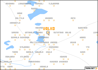 map of Valko