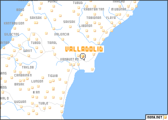 map of Valladolid