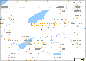 map of Vallagrindar