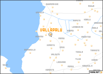 map of Vallapalu