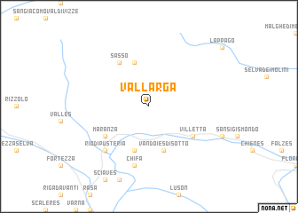 map of Vallarga