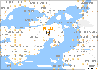 map of Valla