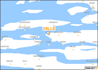 map of Valla
