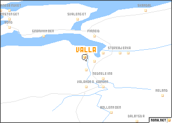 map of Valla