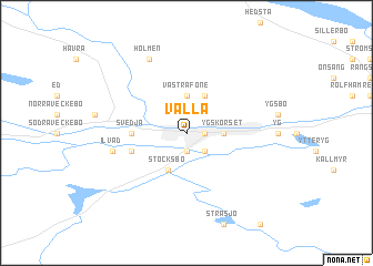 map of Valla