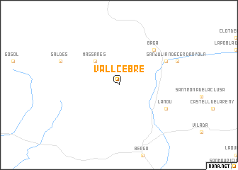 map of Vallcebre