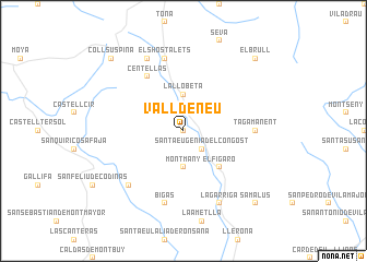 map of Valldeneu