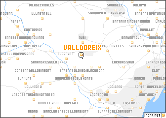 map of Valldoreix