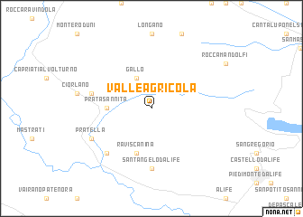 map of Valle Agricola