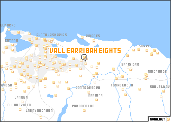 map of Valle Arriba Heights