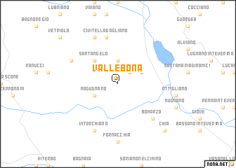 map of Vallebona