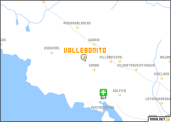 map of Valle Bonito