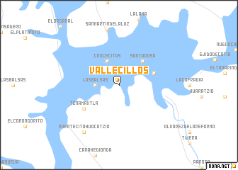 map of Vallecillos