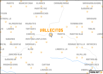 map of Vallecitos