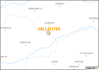 map of Vallecitos