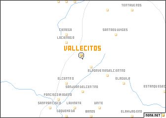 map of Vallecitos