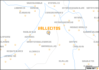 map of Vallecitos