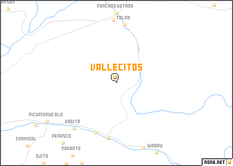 map of Vallecitos