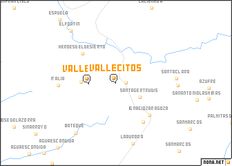 map of Vallecitos