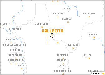 map of Vallecito