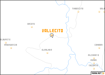 map of Vallecito