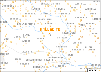 map of Vallecito