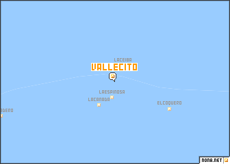 map of Vallecito